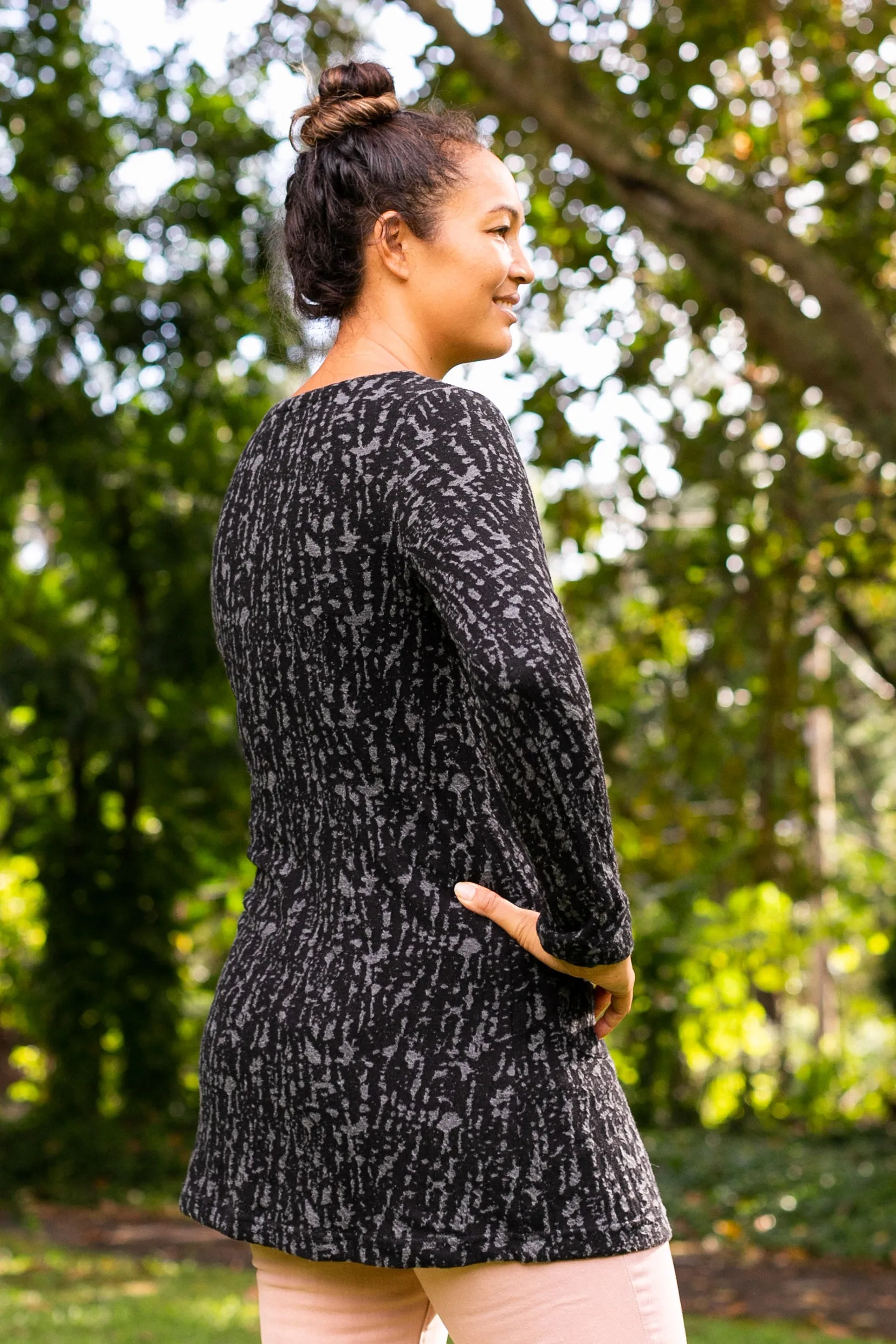 Abstract Jersey Tunic