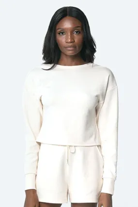 ALL AROUND LOUNGE REVERSIBLE TOP - EGGNOG