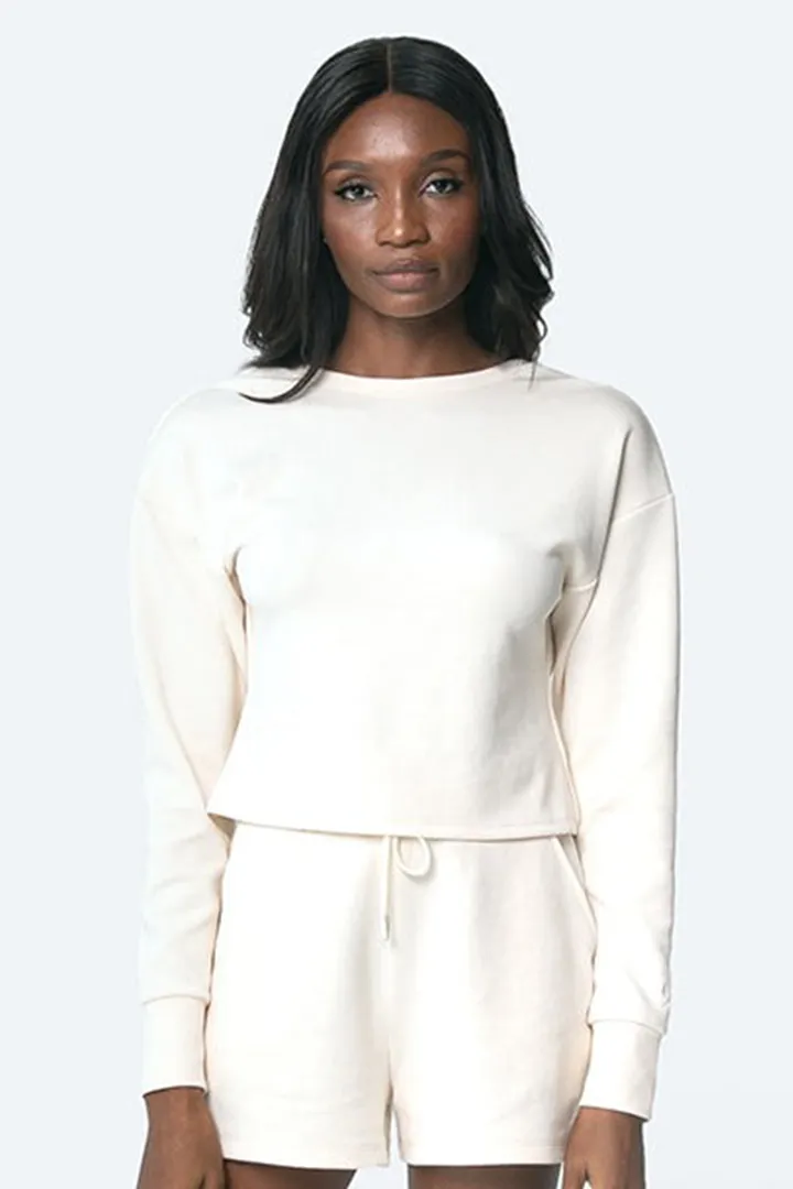 ALL AROUND LOUNGE REVERSIBLE TOP - EGGNOG