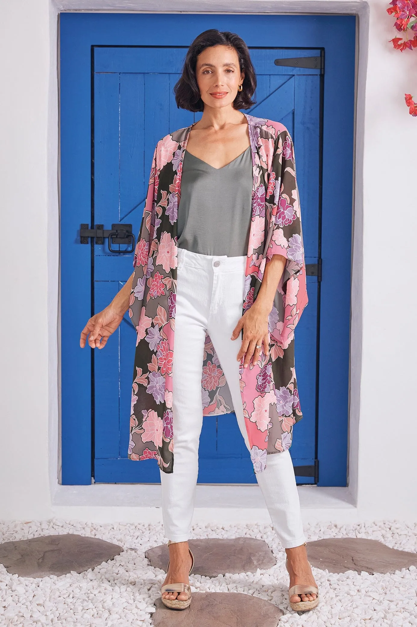 Brea Floral Cape