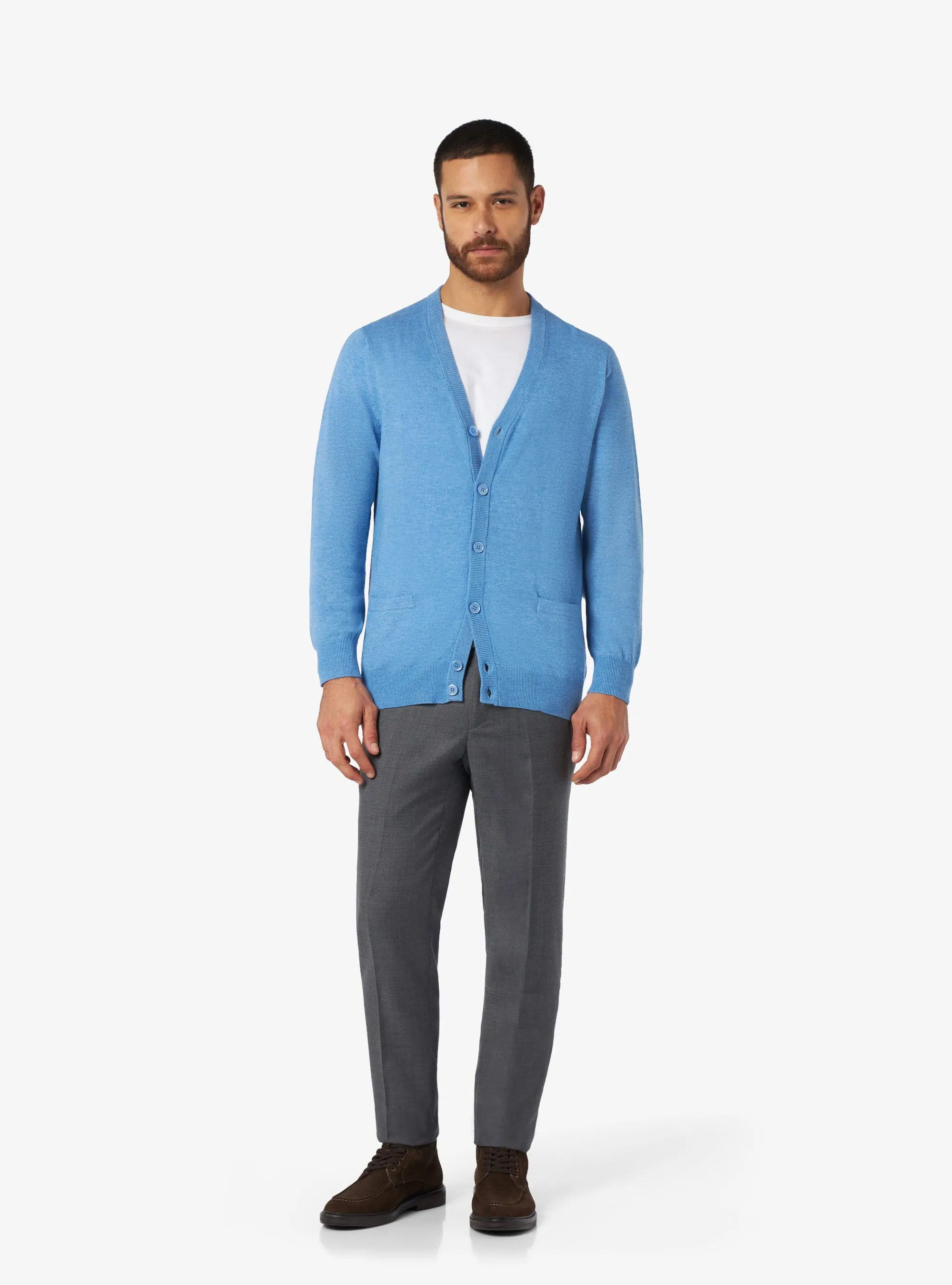 Cardigan con Bottoni in lana Cashmere - Sir