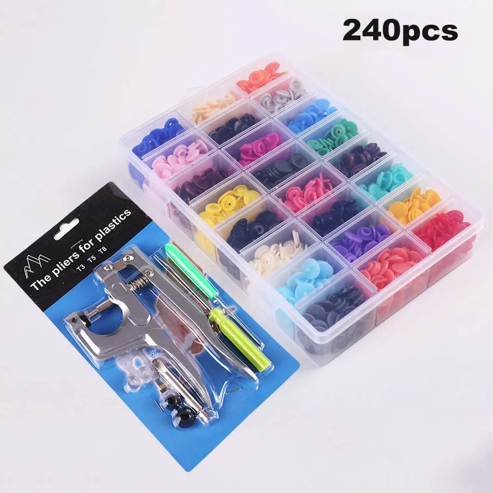 Concealed Button Press Pliers Installation Tool Set