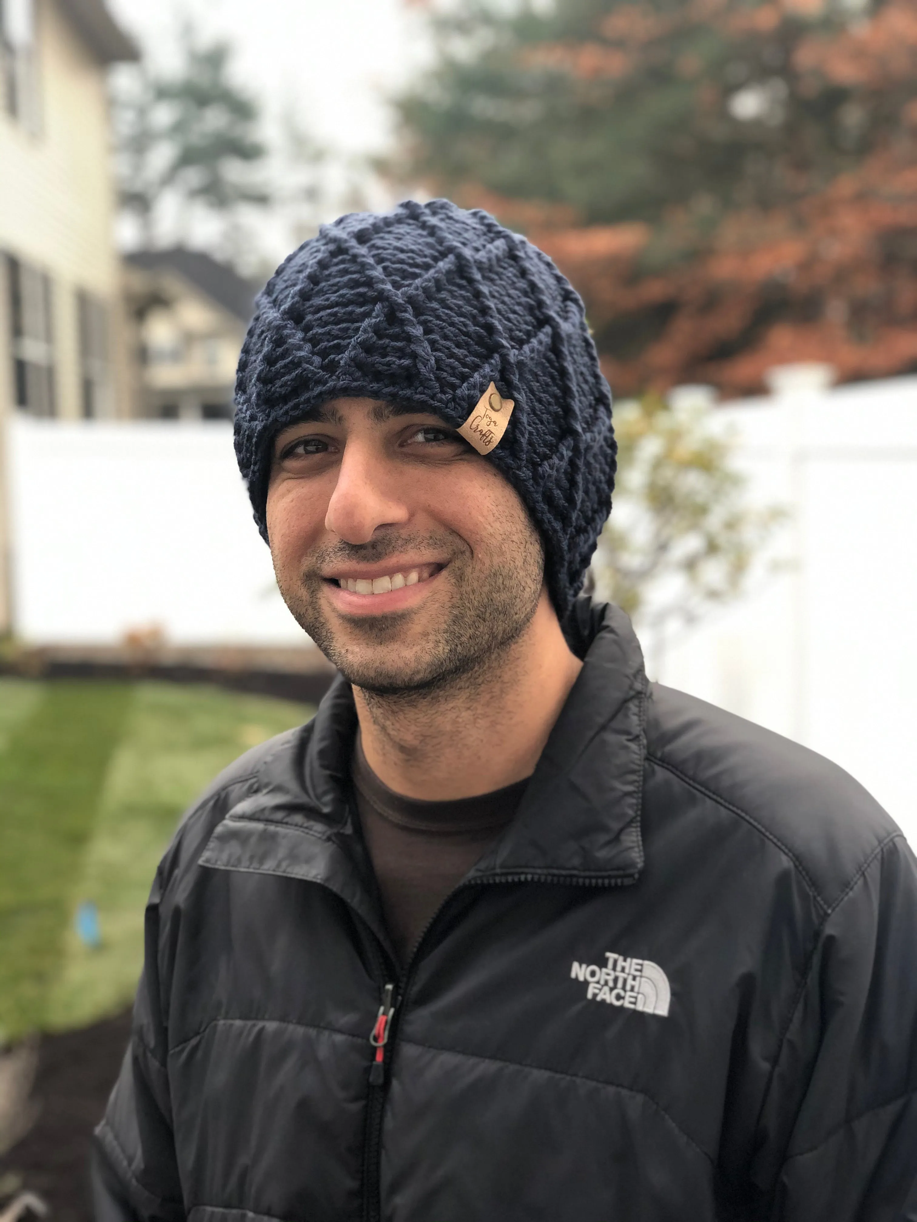 Crochet Pattern for Reversible Harlequin Beanie | Crochet Hat Pattern | Hat Crocheting Pattern | DIY Written Crochet Instructions