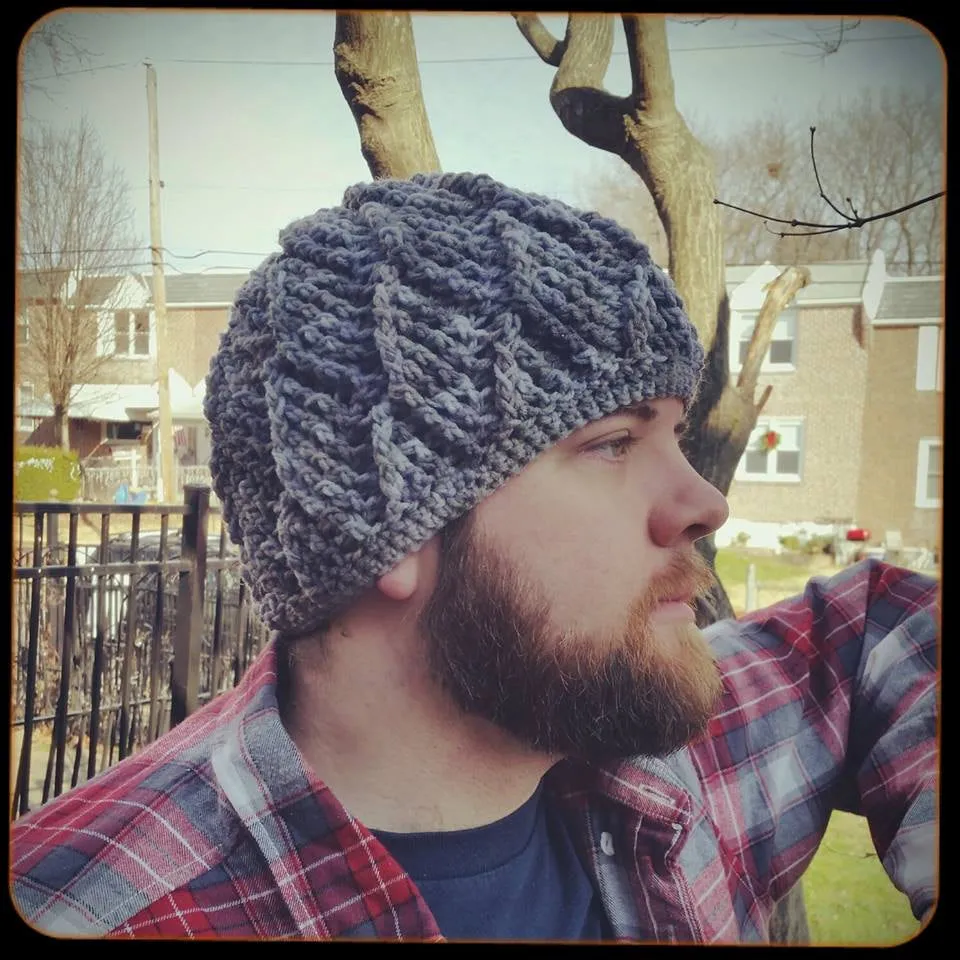 Crochet Pattern for Reversible Harlequin Beanie | Crochet Hat Pattern | Hat Crocheting Pattern | DIY Written Crochet Instructions