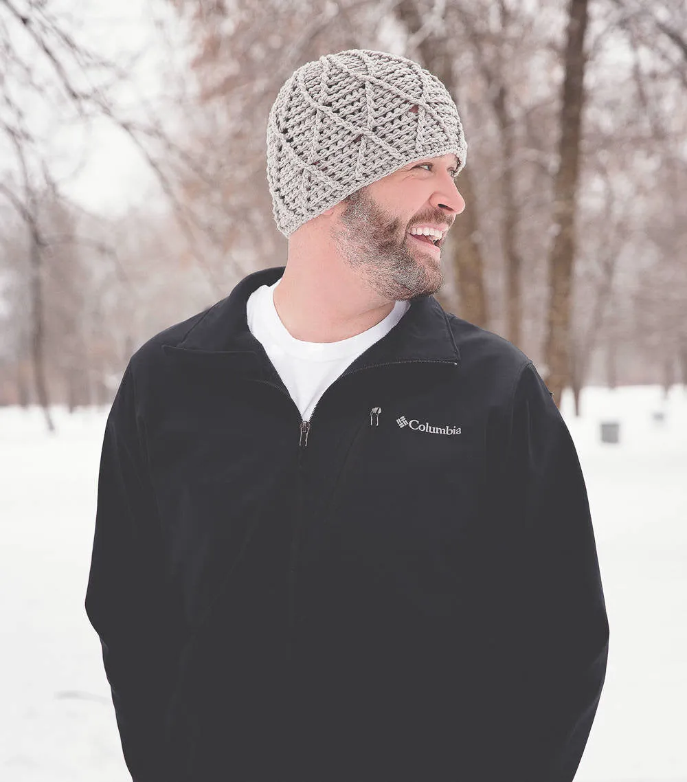 Crochet Pattern for Reversible Harlequin Beanie | Crochet Hat Pattern | Hat Crocheting Pattern | DIY Written Crochet Instructions