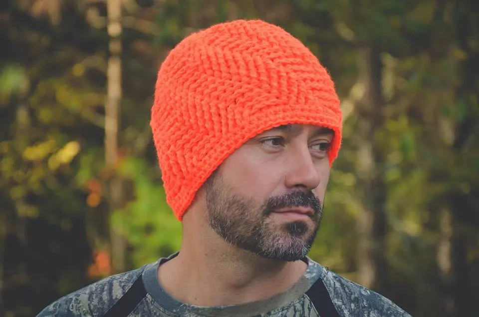 Crochet Pattern for Spiral Herringbone Beanie | Crochet Hat Pattern | Hat Crocheting Pattern | DIY Written Crochet Instructions