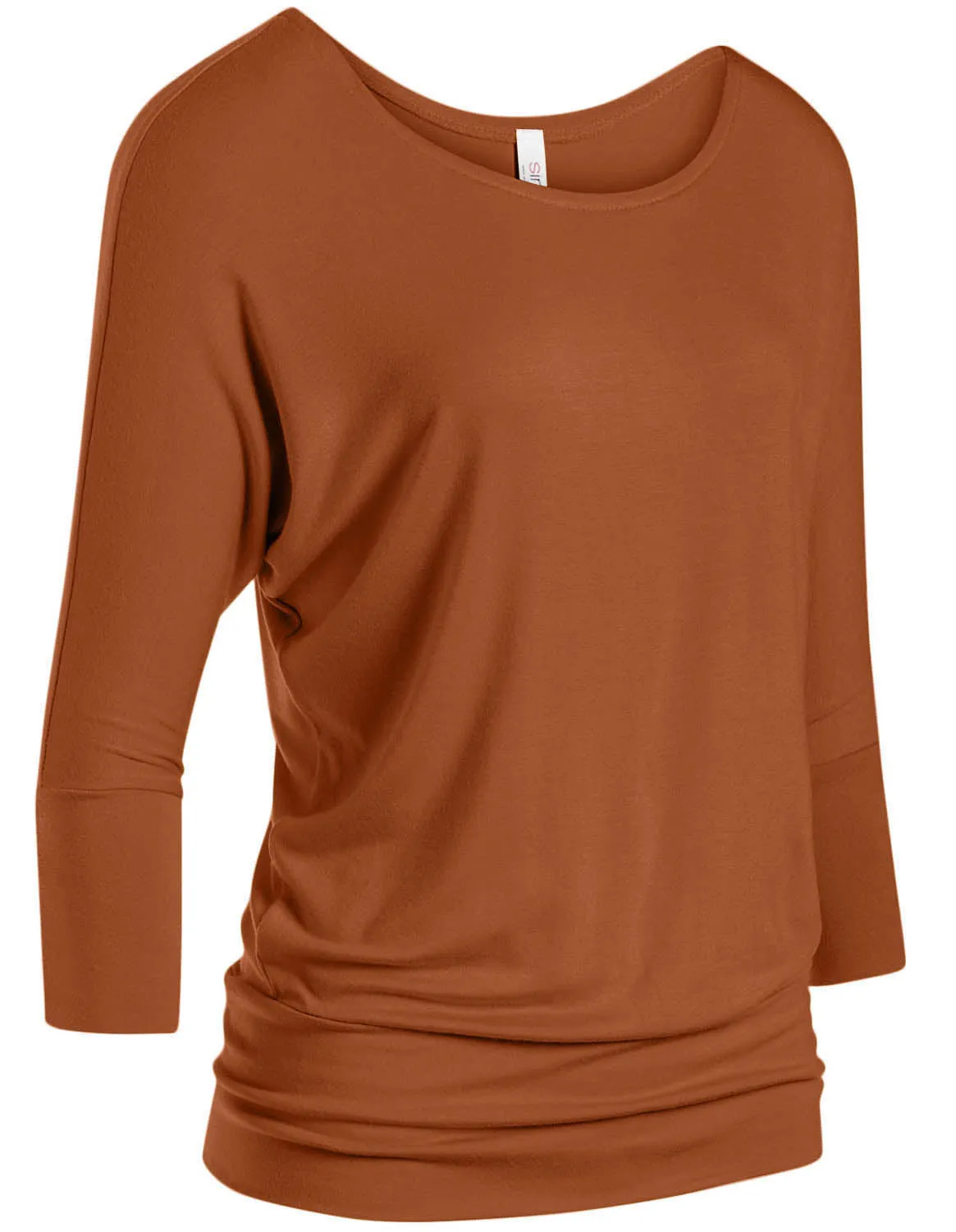 Dazzling Dolman Drape Sleeve Printed Top