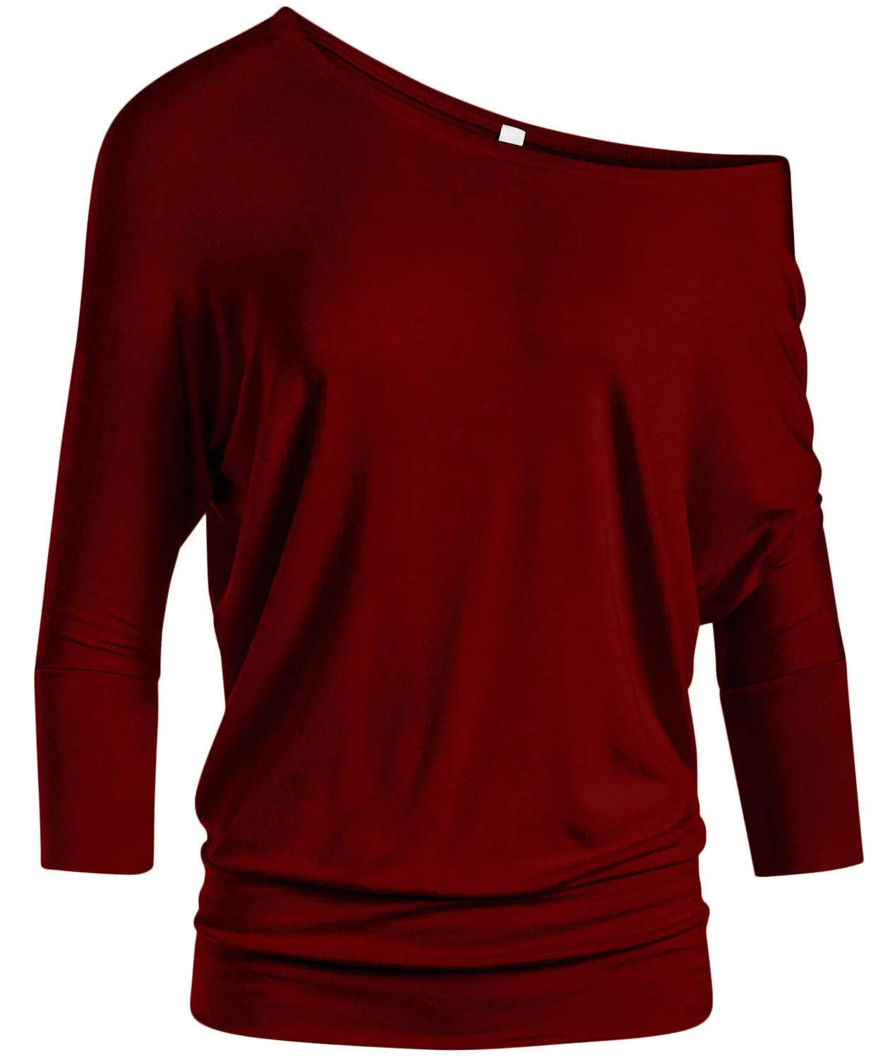 Dazzling Dolman Drape Sleeve Printed Top