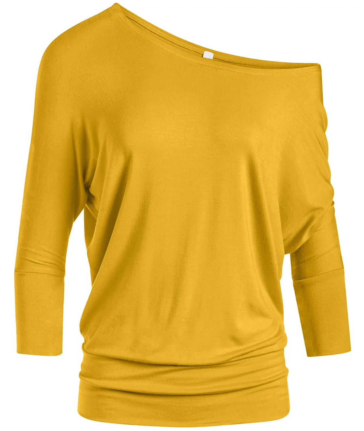 Dazzling Dolman Drape Sleeve Printed Top