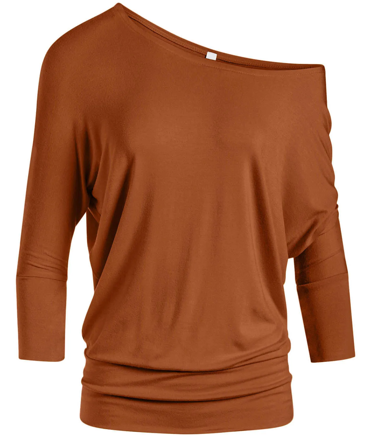 Dazzling Dolman Drape Sleeve Printed Top