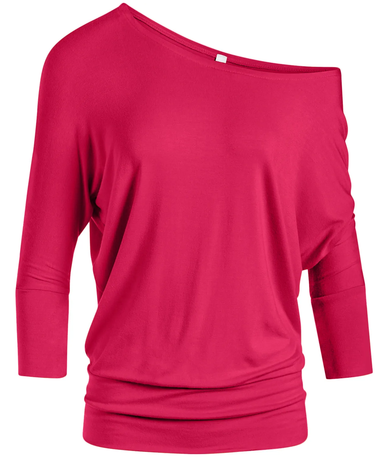 Dazzling Dolman Drape Sleeve Printed Top