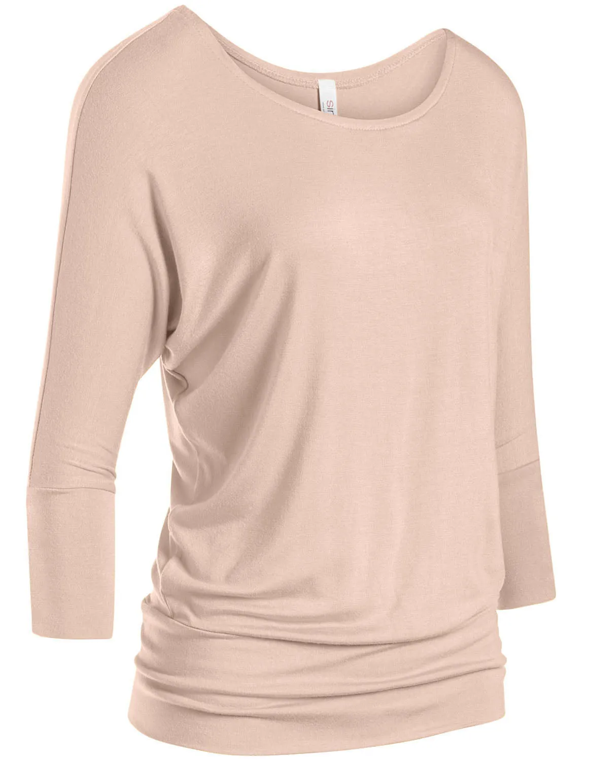 Dazzling Dolman Drape Sleeve Printed Top