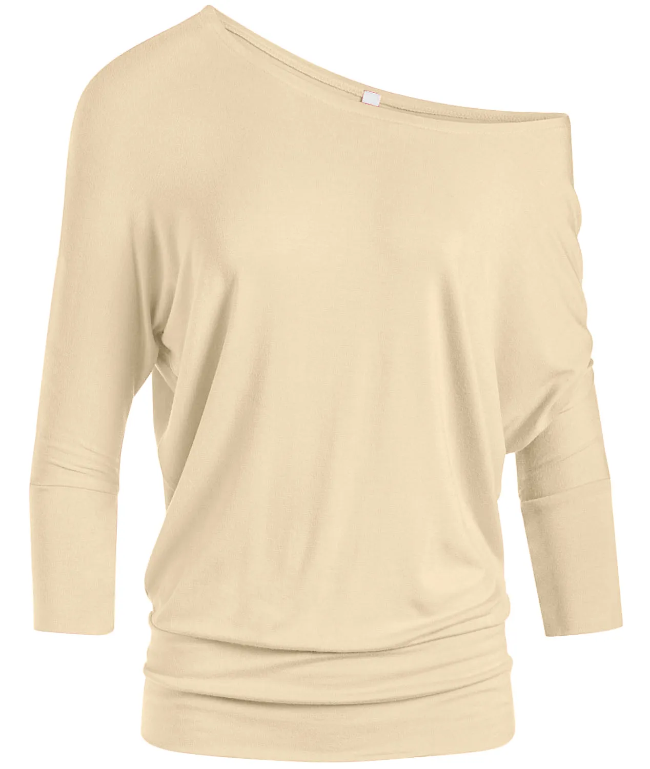 Dazzling Dolman Drape Sleeve Printed Top