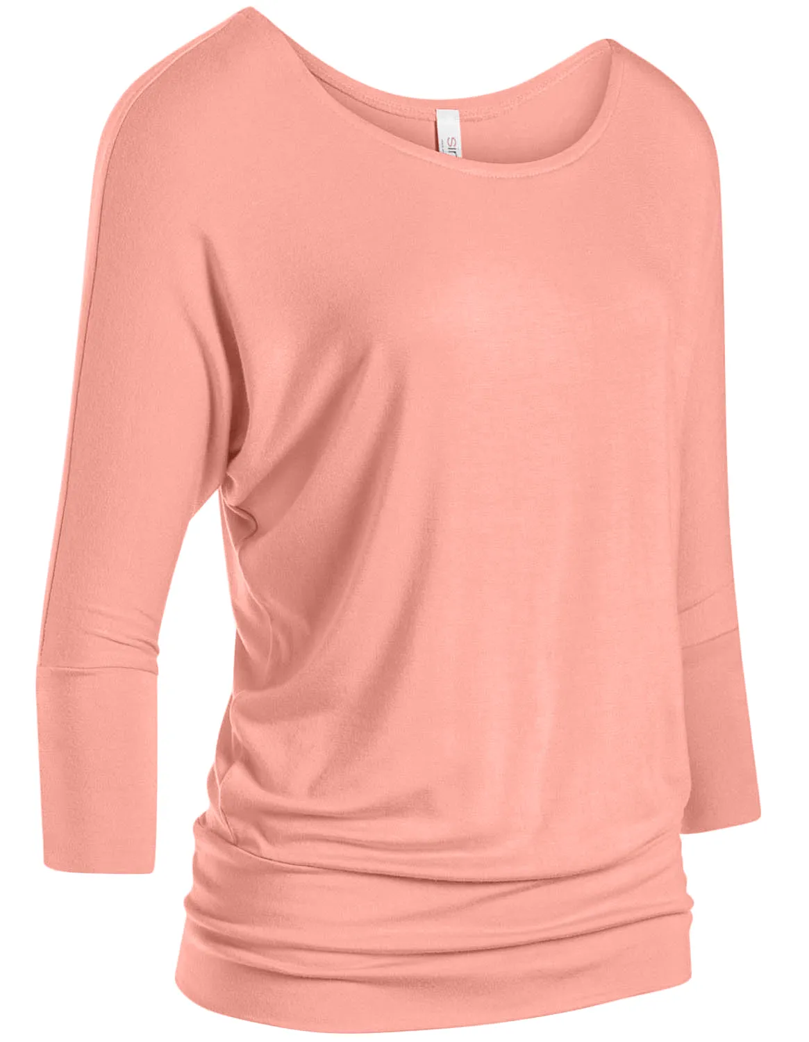 Dazzling Dolman Drape Sleeve Printed Top