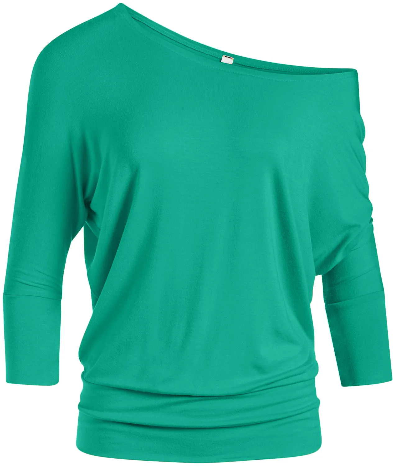 Dazzling Dolman Drape Sleeve Printed Top