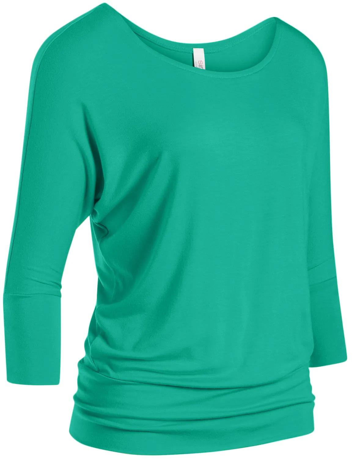 Dazzling Dolman Drape Sleeve Printed Top