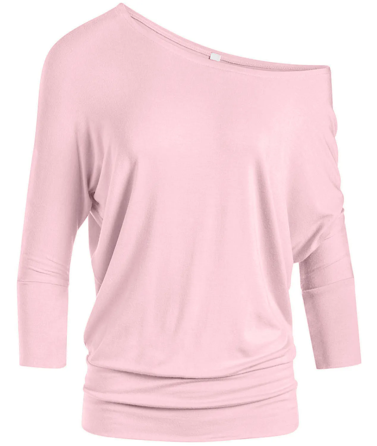 Dazzling Dolman Drape Sleeve Printed Top