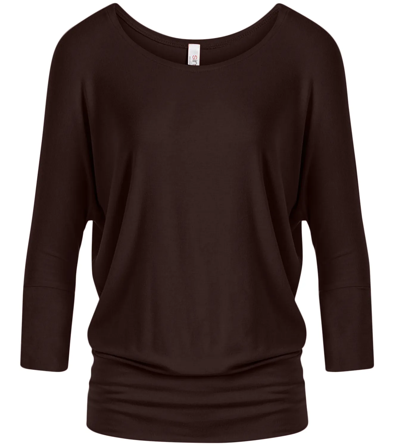 Dazzling Dolman Drape Sleeve Printed Top