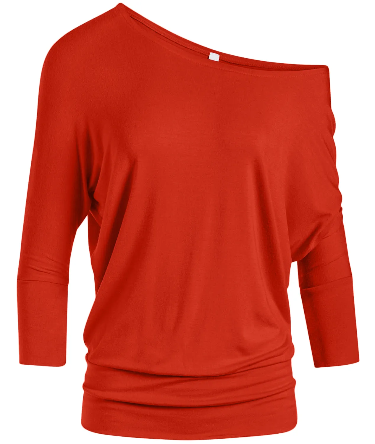 Dazzling Dolman Drape Sleeve Printed Top