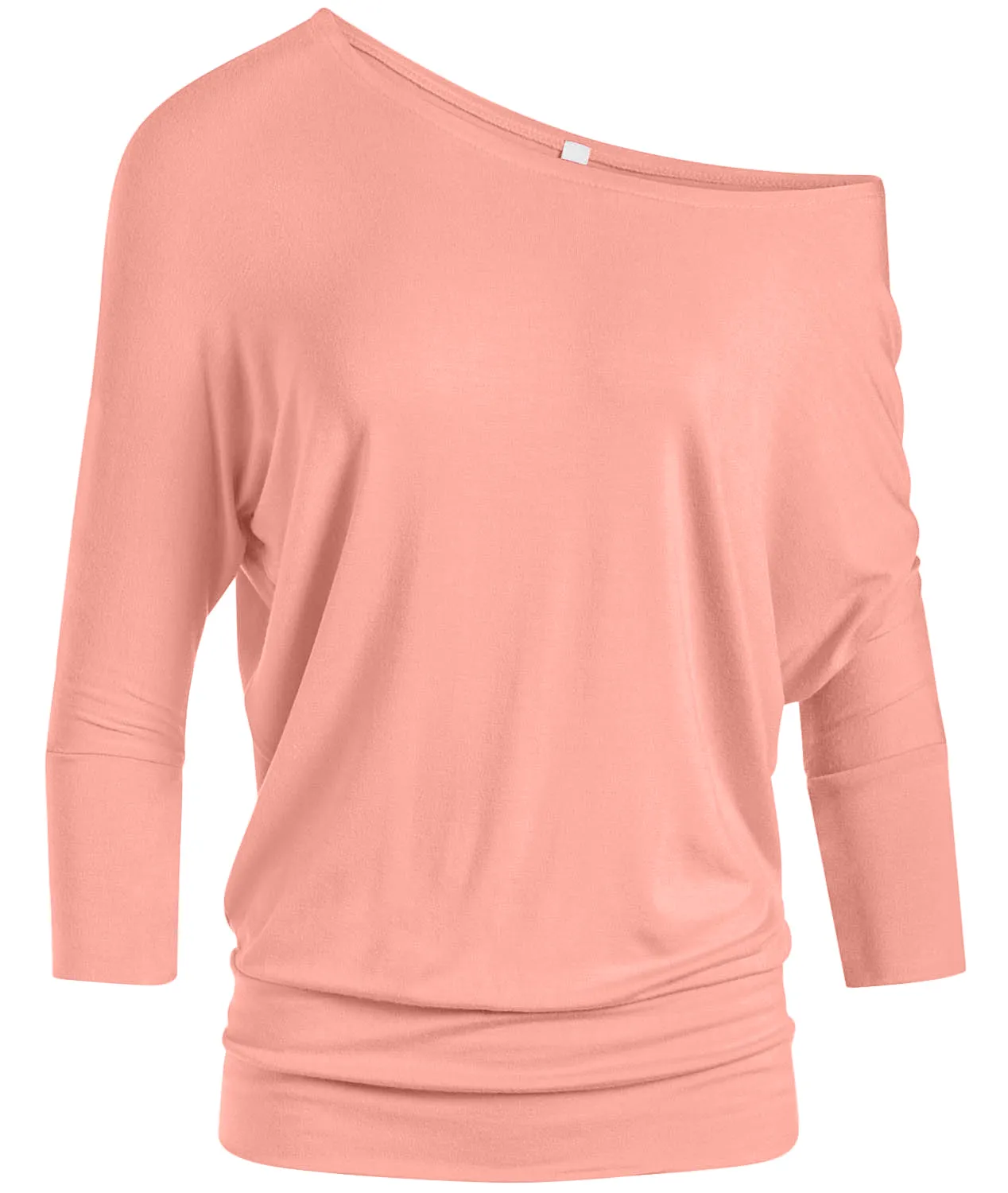 Dazzling Dolman Drape Sleeve Printed Top