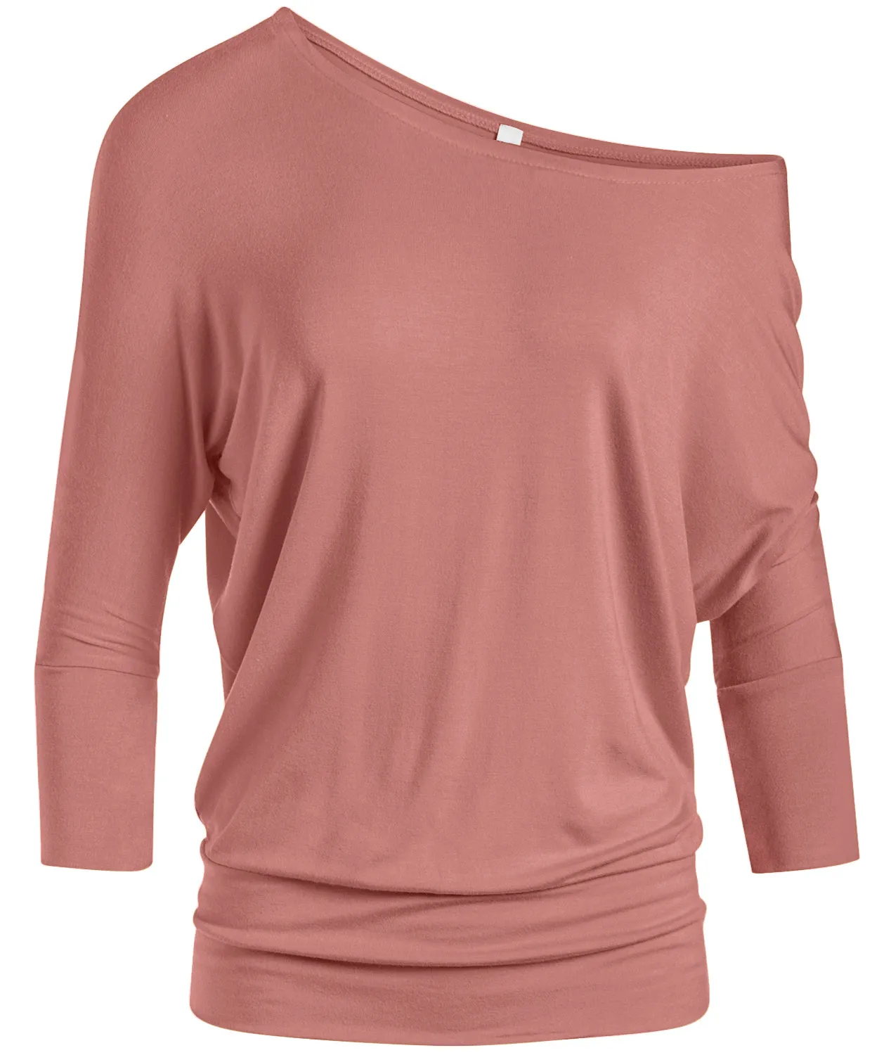 Dazzling Dolman Drape Sleeve Printed Top