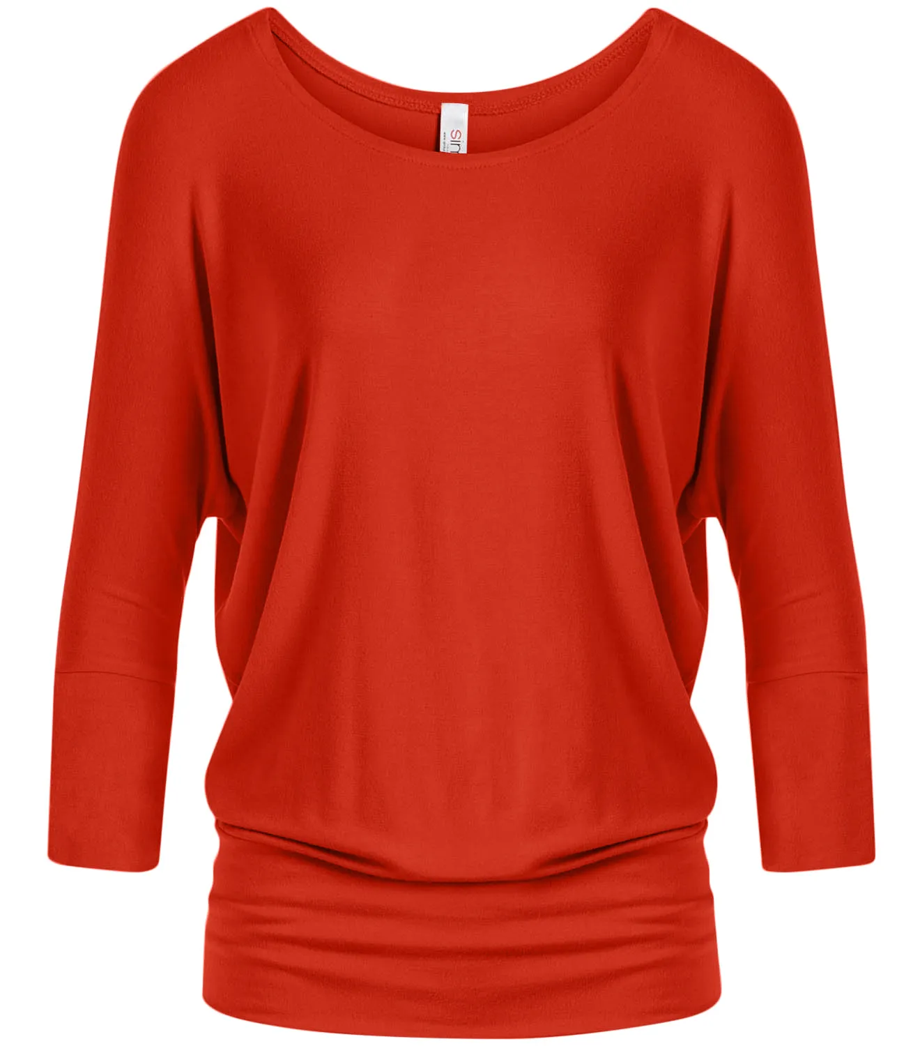 Dazzling Dolman Drape Sleeve Printed Top