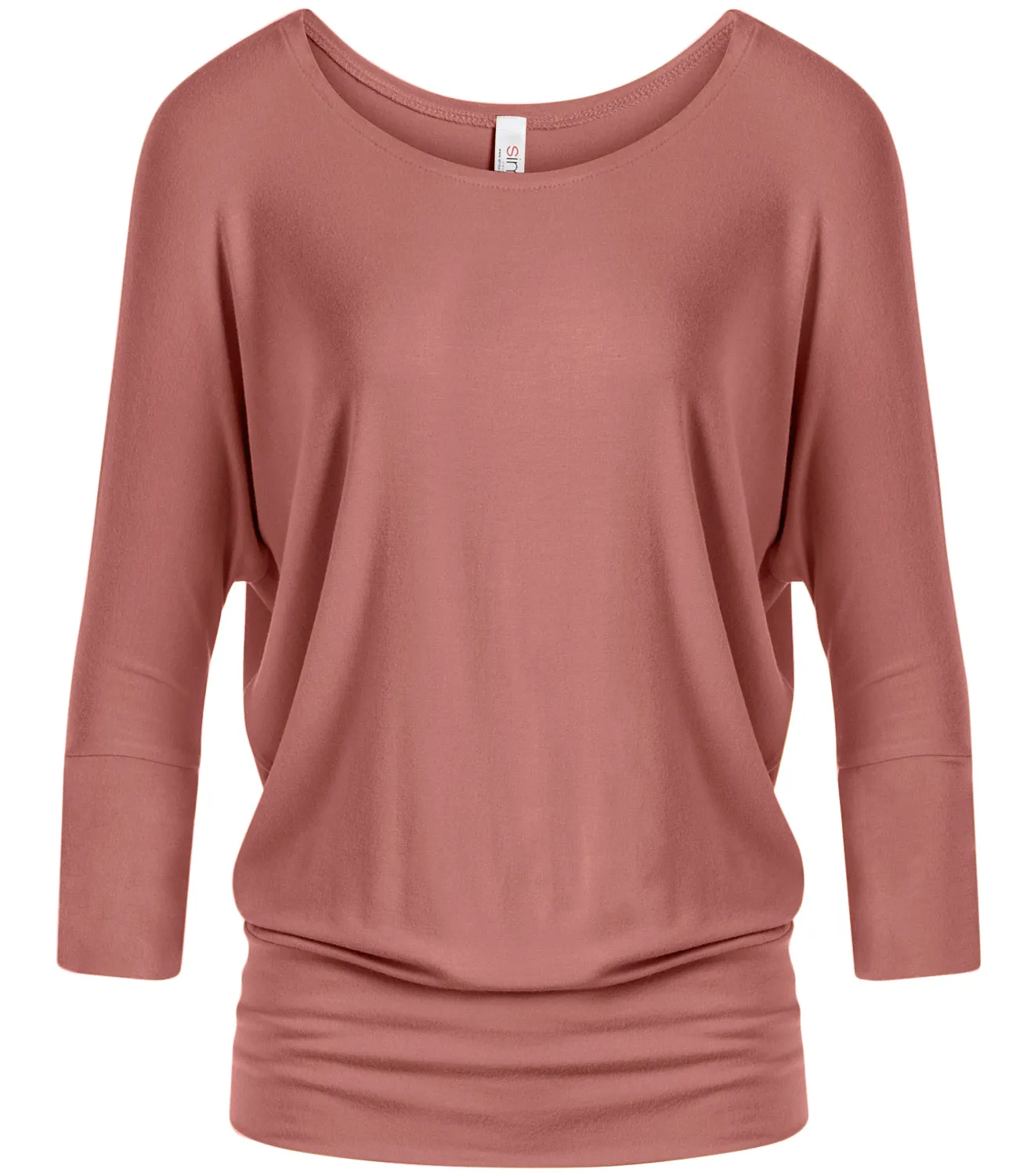 Dazzling Dolman Drape Sleeve Printed Top