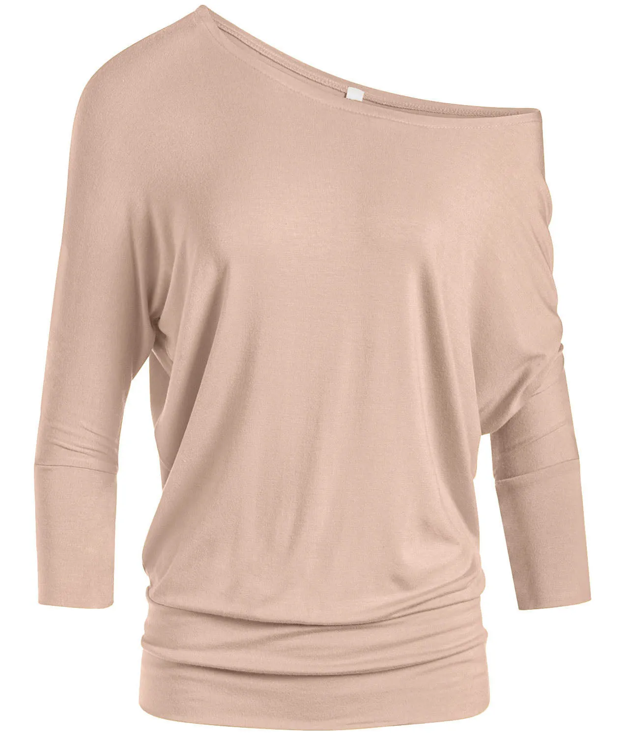 Dazzling Dolman Drape Sleeve Printed Top