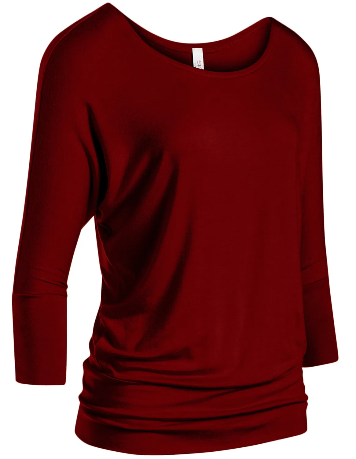 Dazzling Dolman Drape Sleeve Printed Top