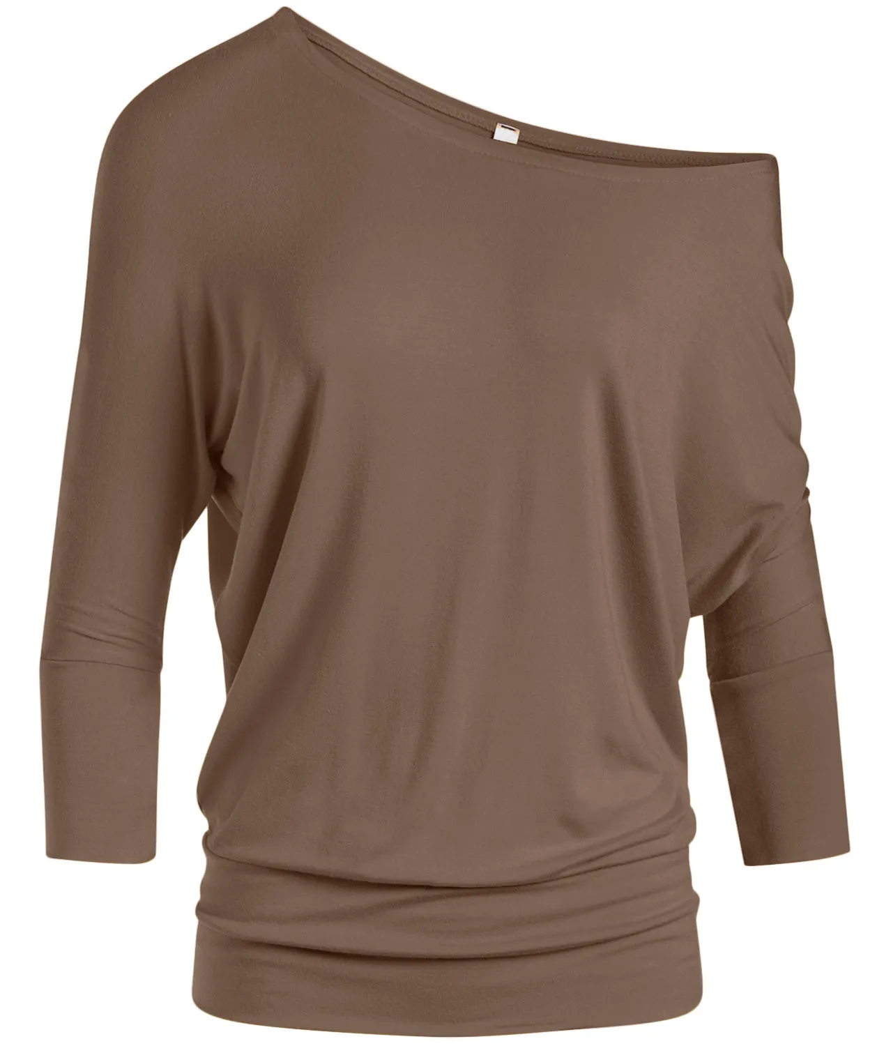 Dazzling Dolman Drape Sleeve Printed Top