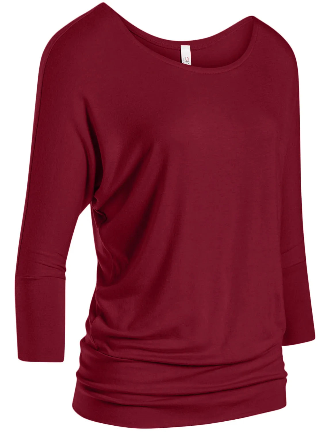 Dazzling Dolman Drape Sleeve Printed Top