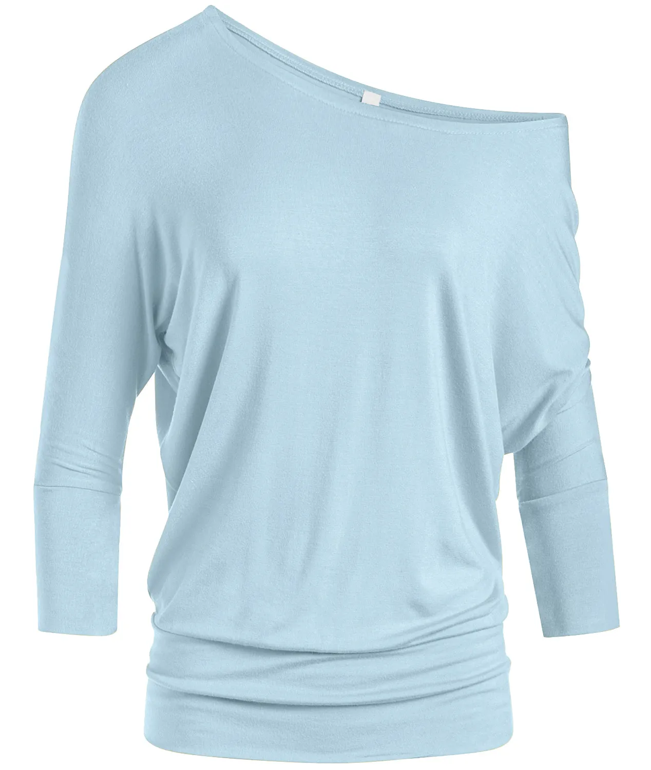 Dazzling Dolman Drape Sleeve Printed Top