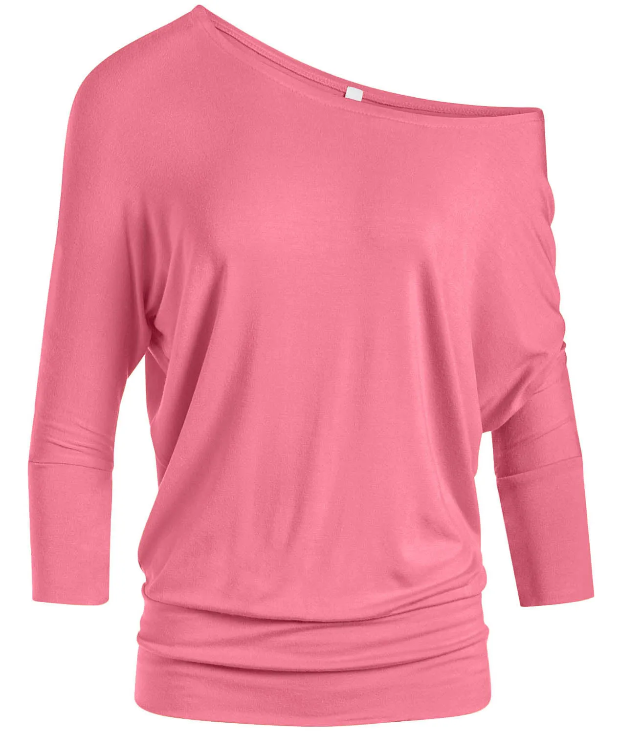 Dazzling Dolman Drape Sleeve Printed Top