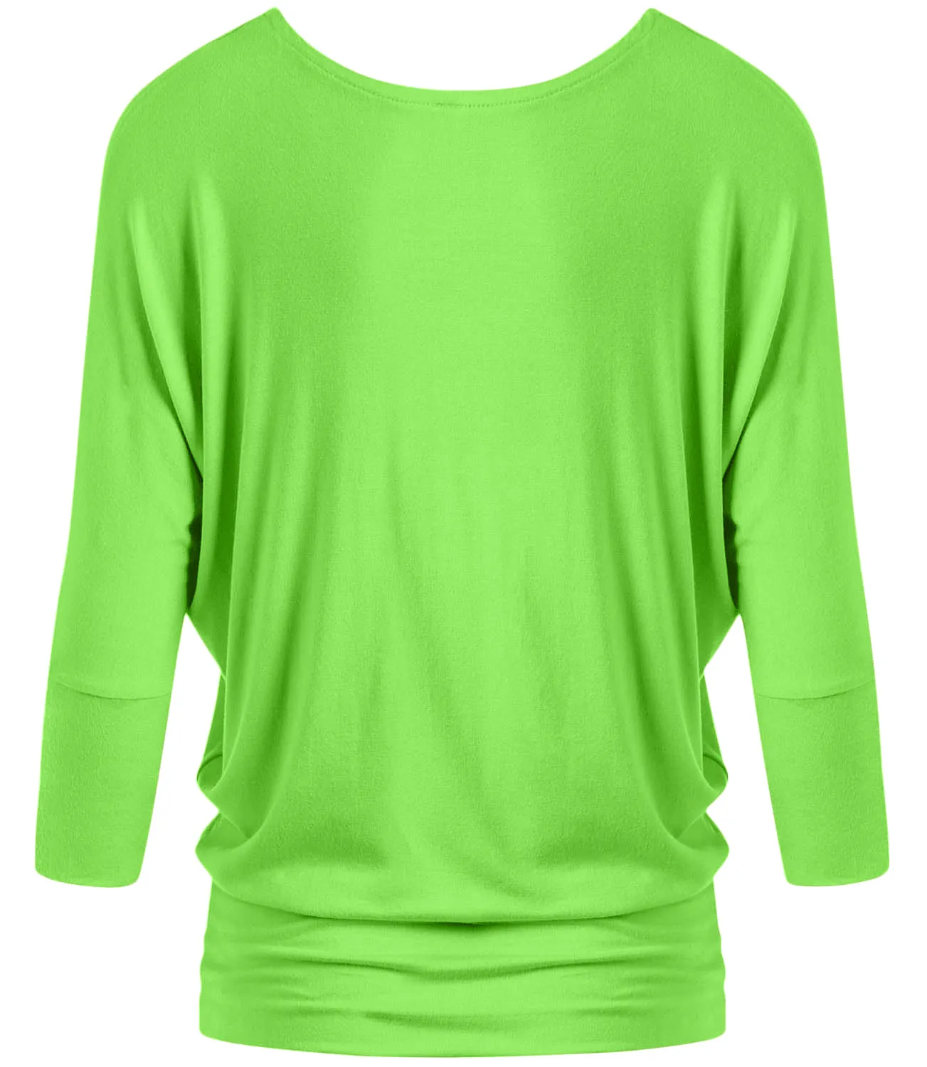 Dazzling Dolman Drape Sleeve Printed Top