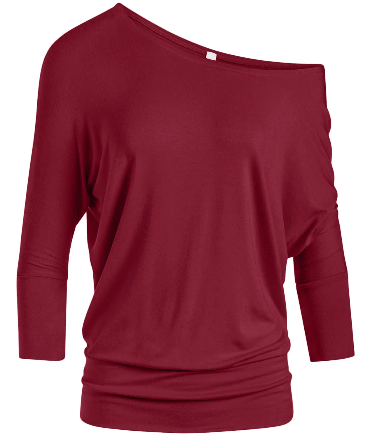 Dazzling Dolman Drape Sleeve Printed Top