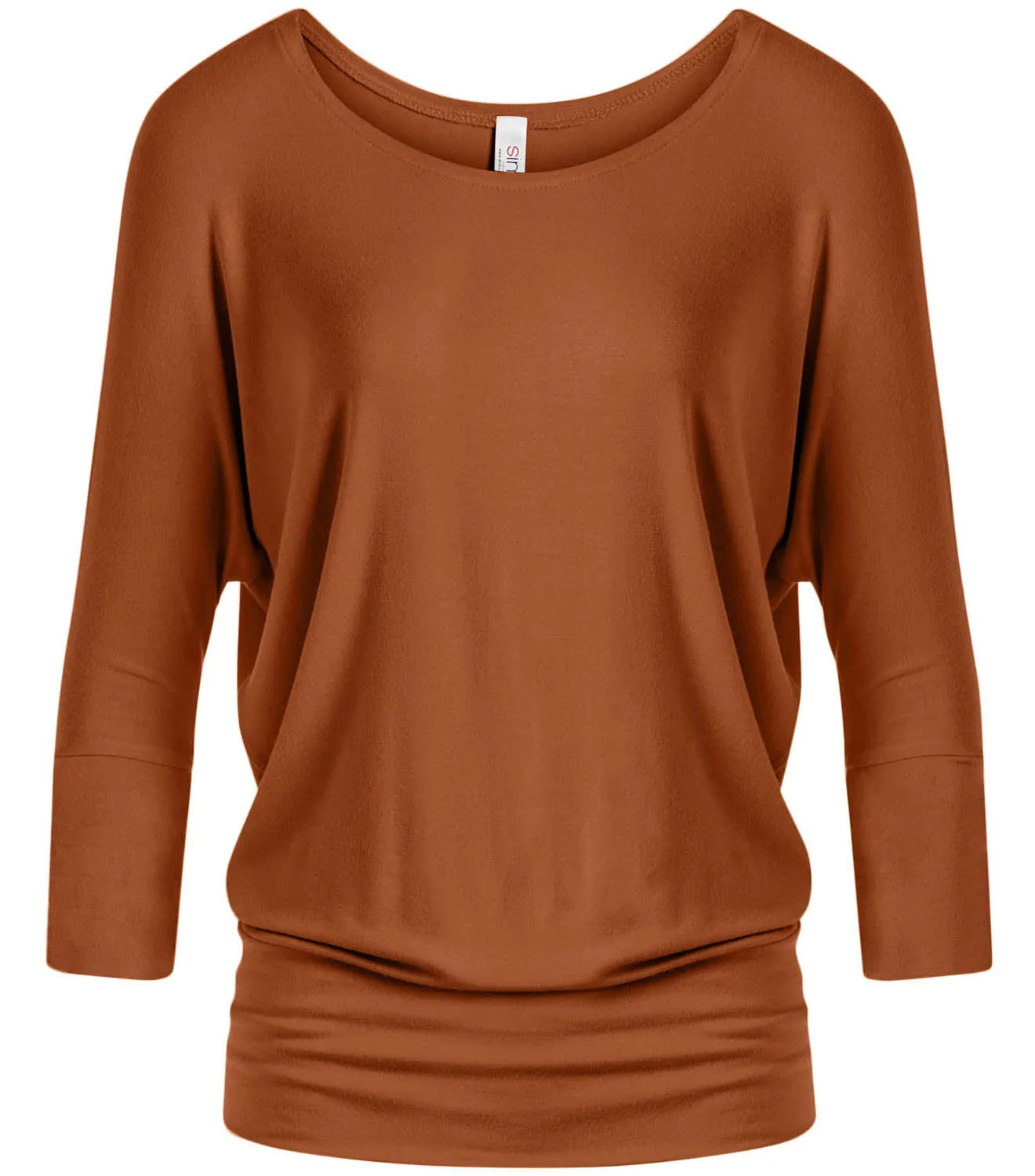 Dazzling Dolman Drape Sleeve Printed Top