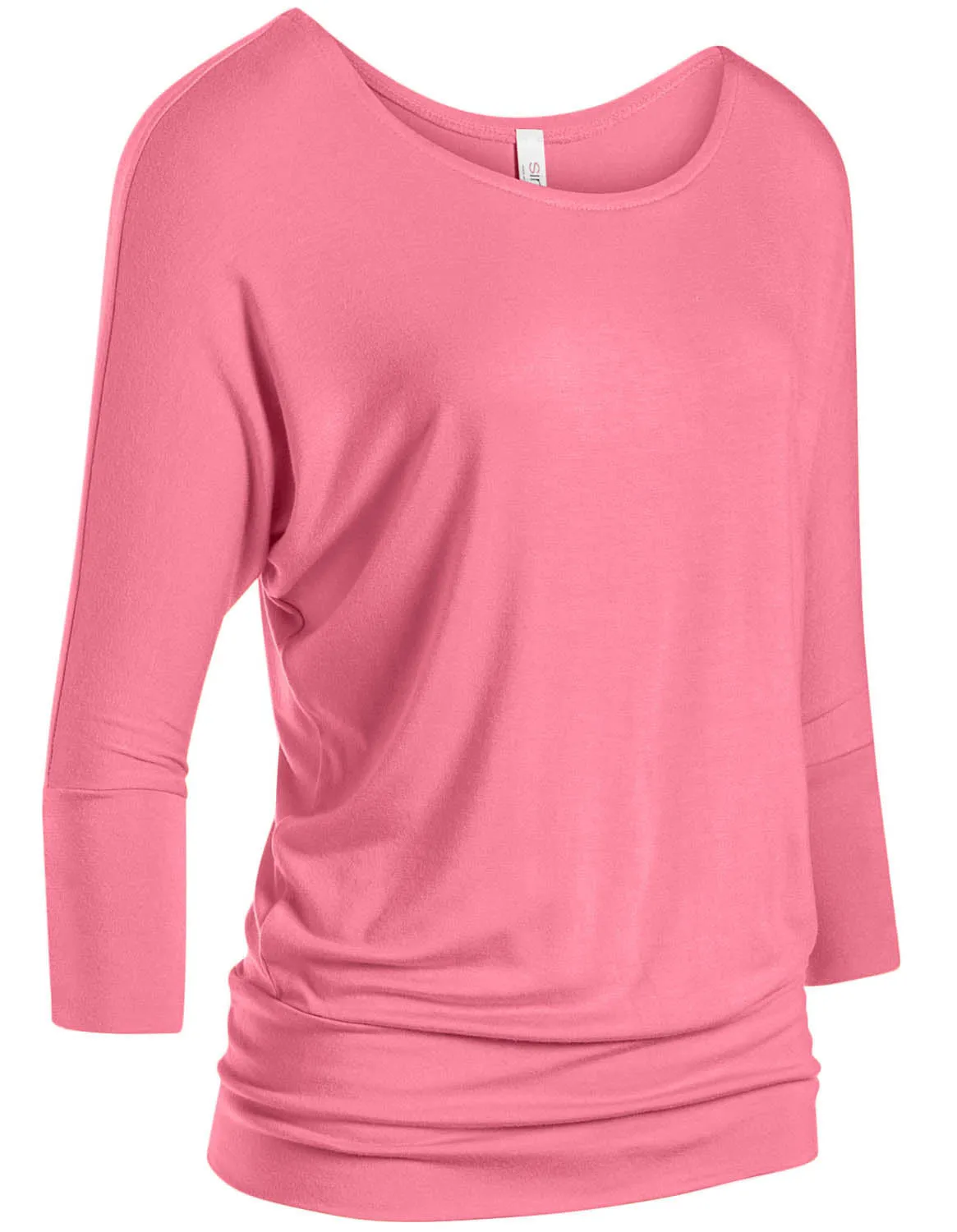 Dazzling Dolman Drape Sleeve Printed Top