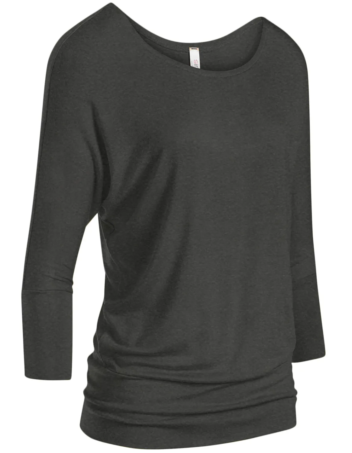 Dazzling Dolman Drape Sleeve Printed Top