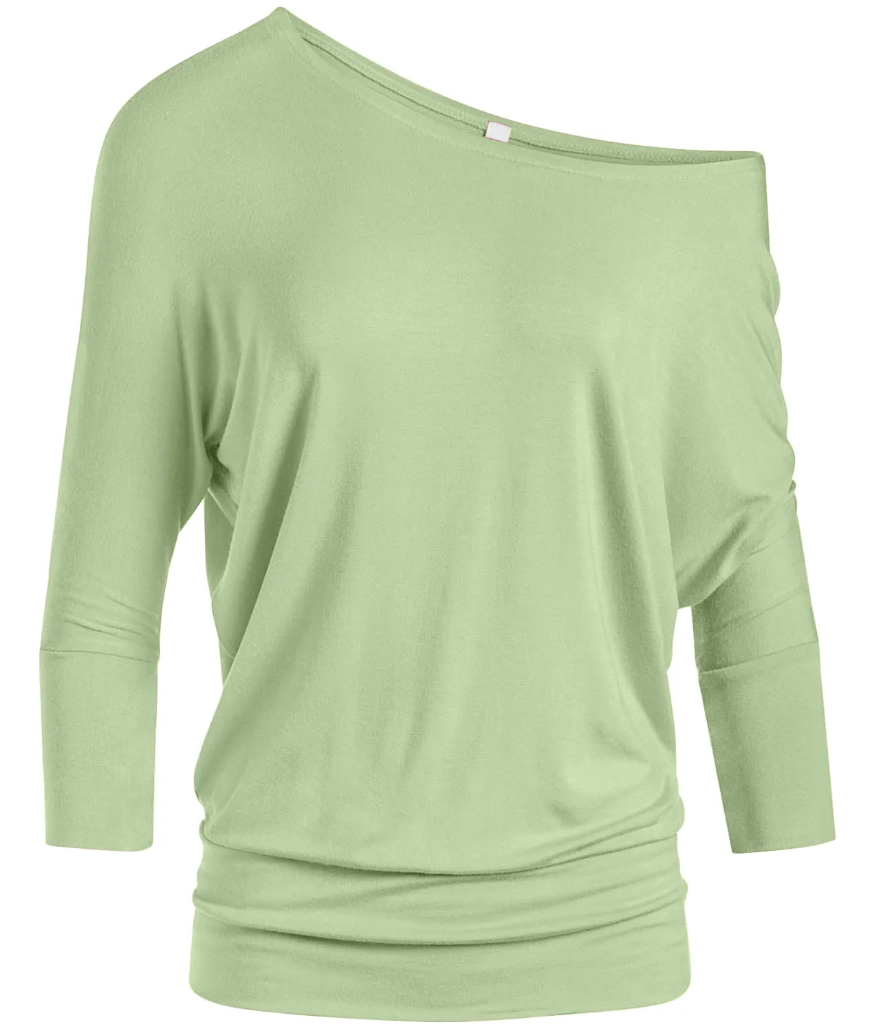 Dazzling Dolman Drape Sleeve Printed Top
