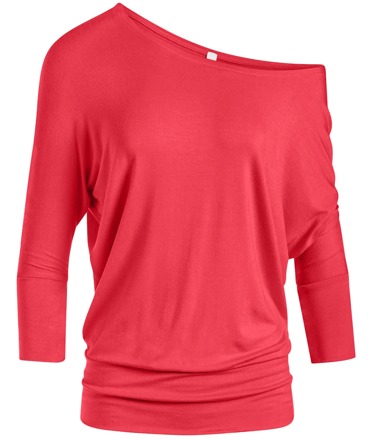 Dazzling Dolman Drape Sleeve Printed Top