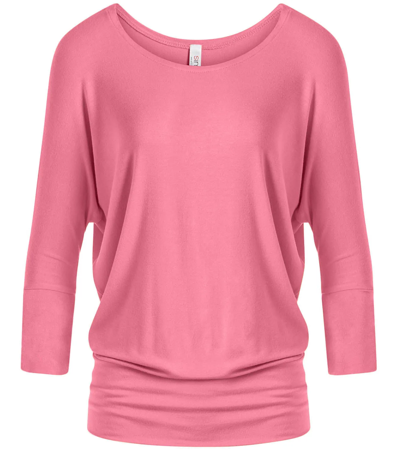 Dazzling Dolman Drape Sleeve Printed Top