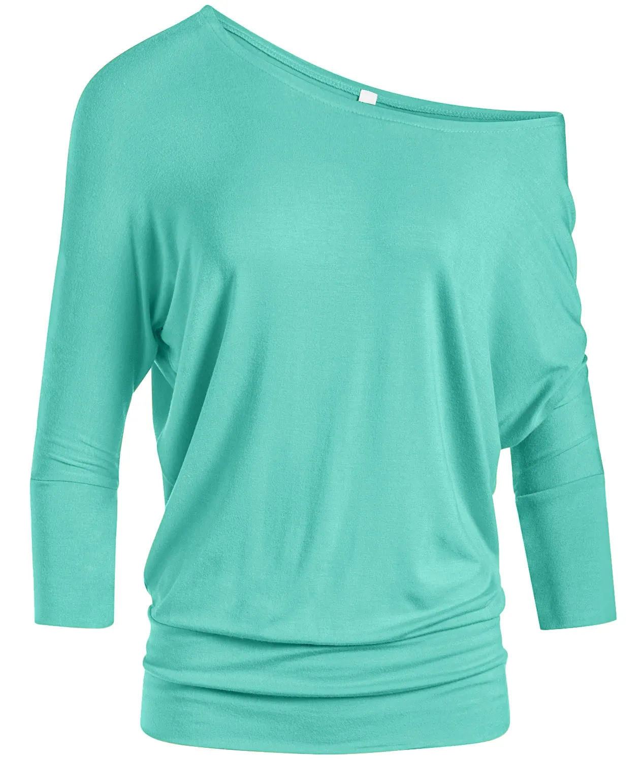 Dazzling Dolman Drape Sleeve Printed Top