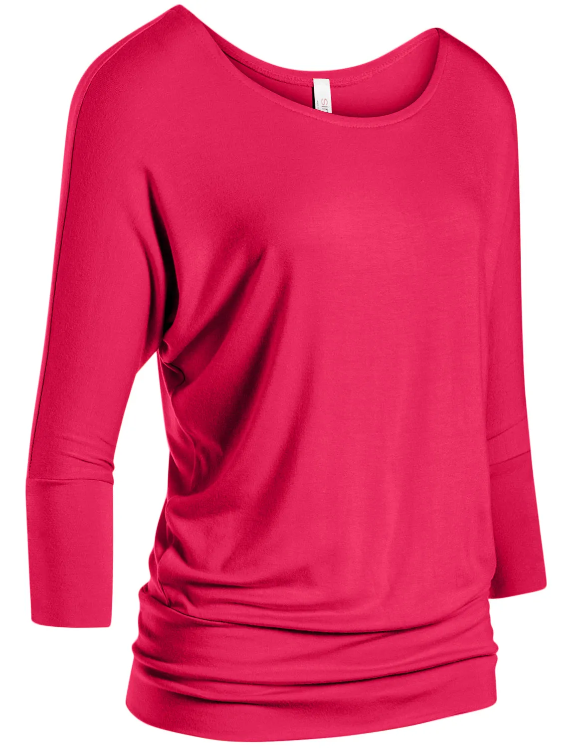Dazzling Dolman Drape Sleeve Printed Top