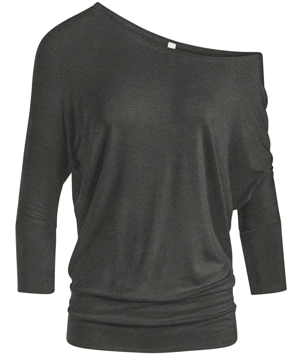 Dazzling Dolman Drape Sleeve Printed Top