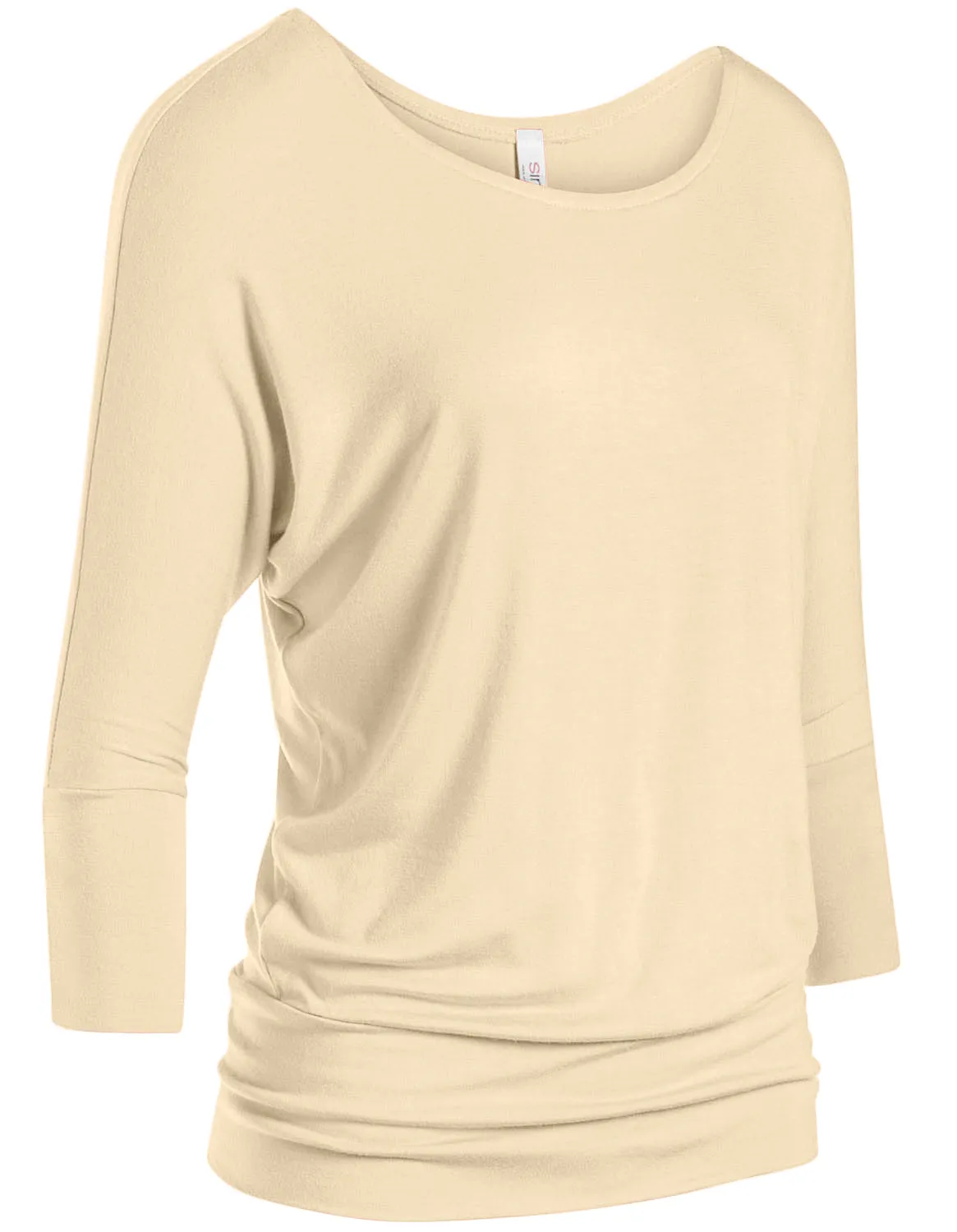 Dazzling Dolman Drape Sleeve Printed Top