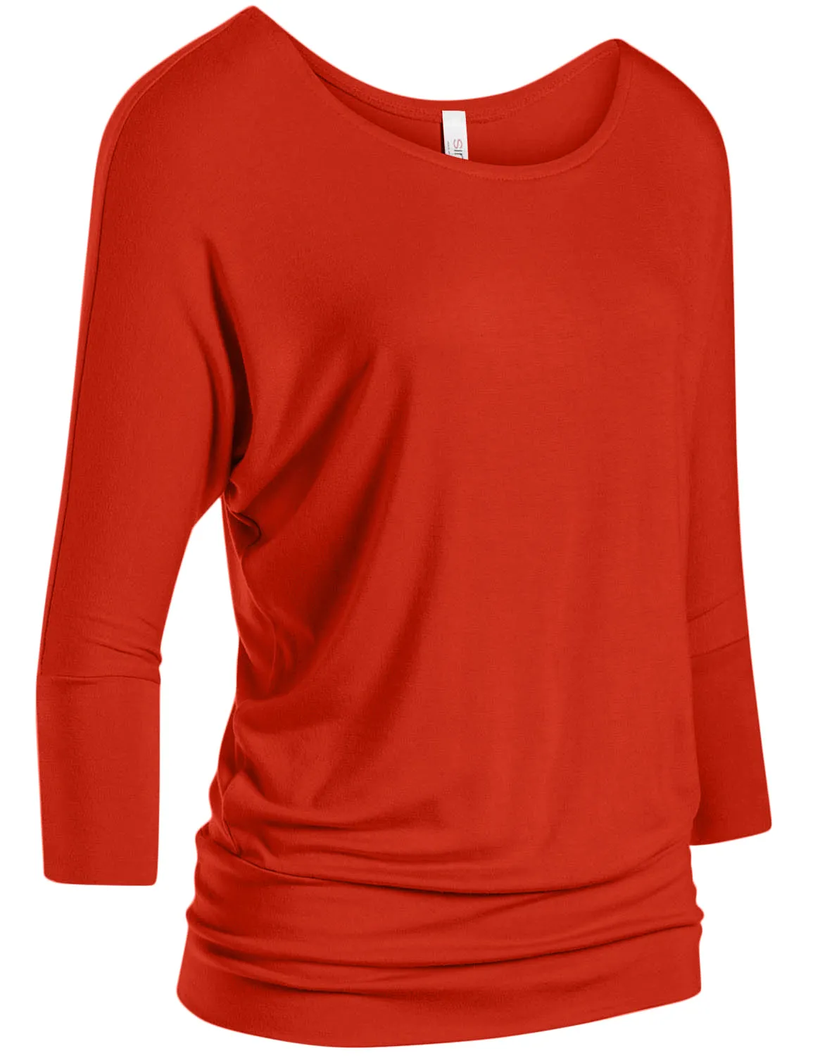 Dazzling Dolman Drape Sleeve Printed Top