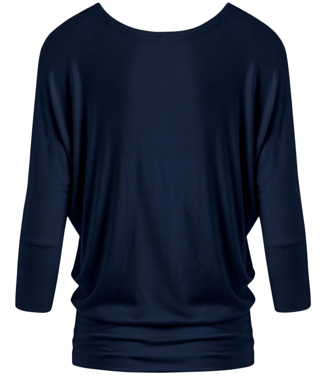 Dazzling Dolman Drape Sleeve Printed Top