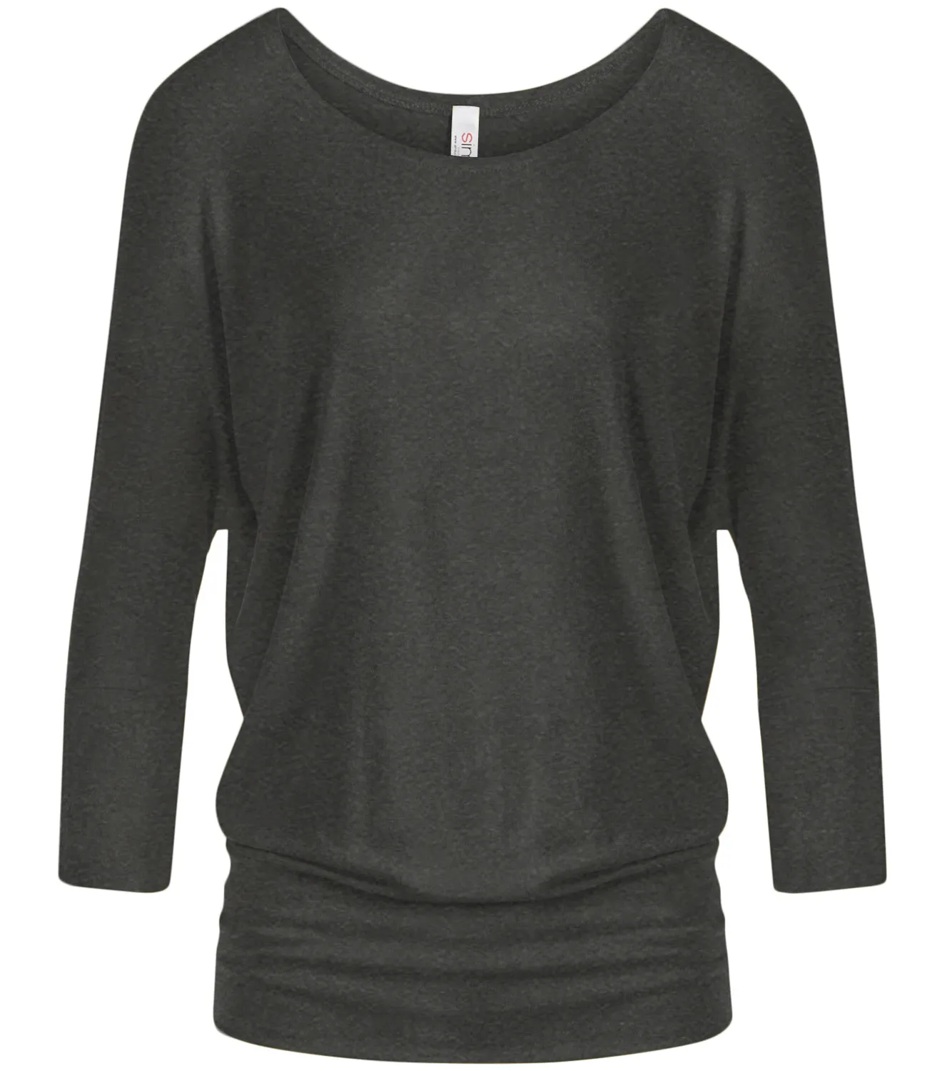 Dazzling Dolman Drape Sleeve Printed Top