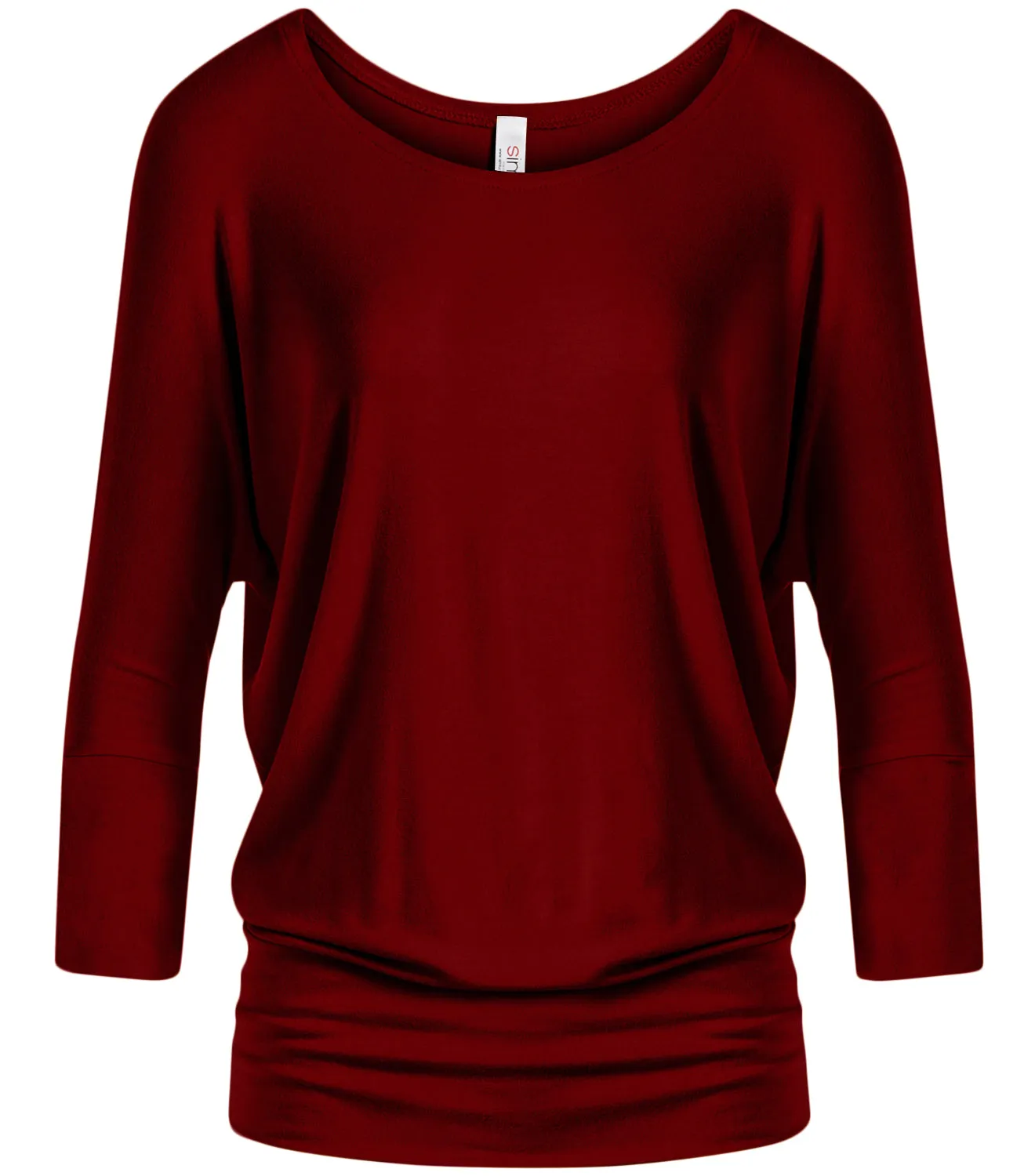 Dazzling Dolman Drape Sleeve Printed Top