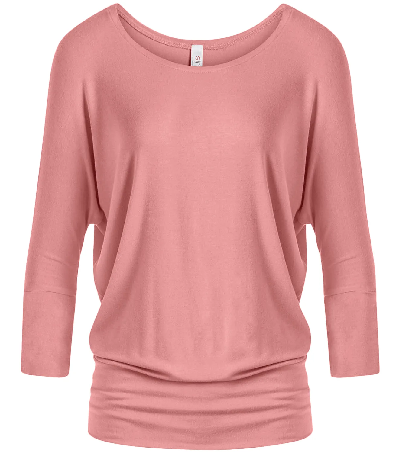 Dazzling Dolman Drape Sleeve Printed Top